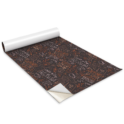 Öntapadós bútor matrica Tea motívumos rajz