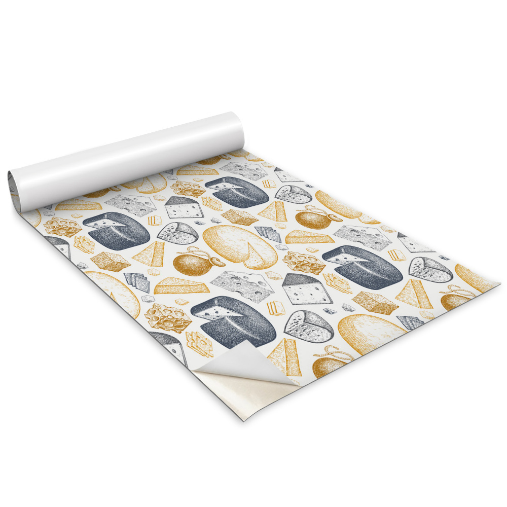 Öntapadós bútor matrica Rajzfilm sajtok