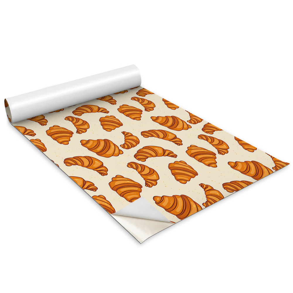 Öntapadós bútor matrica Rajzfilm croissant