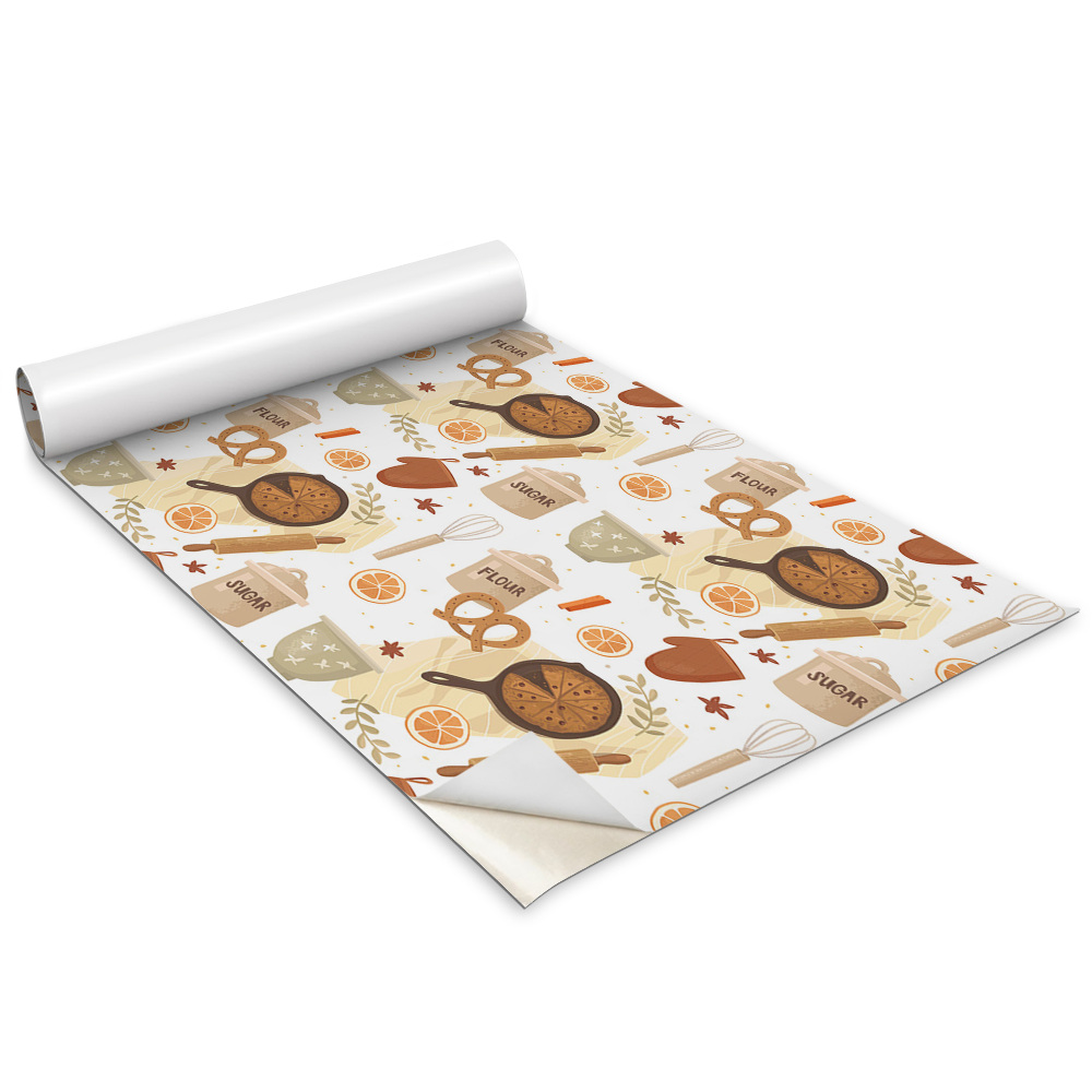 Öntapadós bútor matrica Cukor, liszt és péksütemények