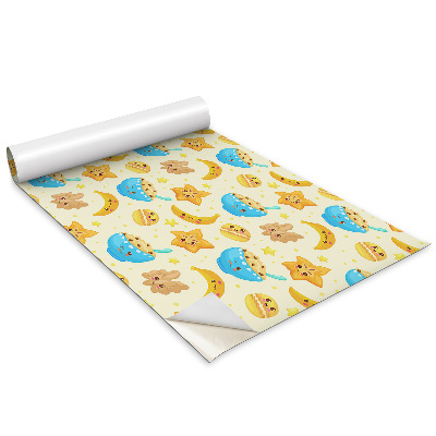 Öntapadós bútor matrica Rajzfilm édességek