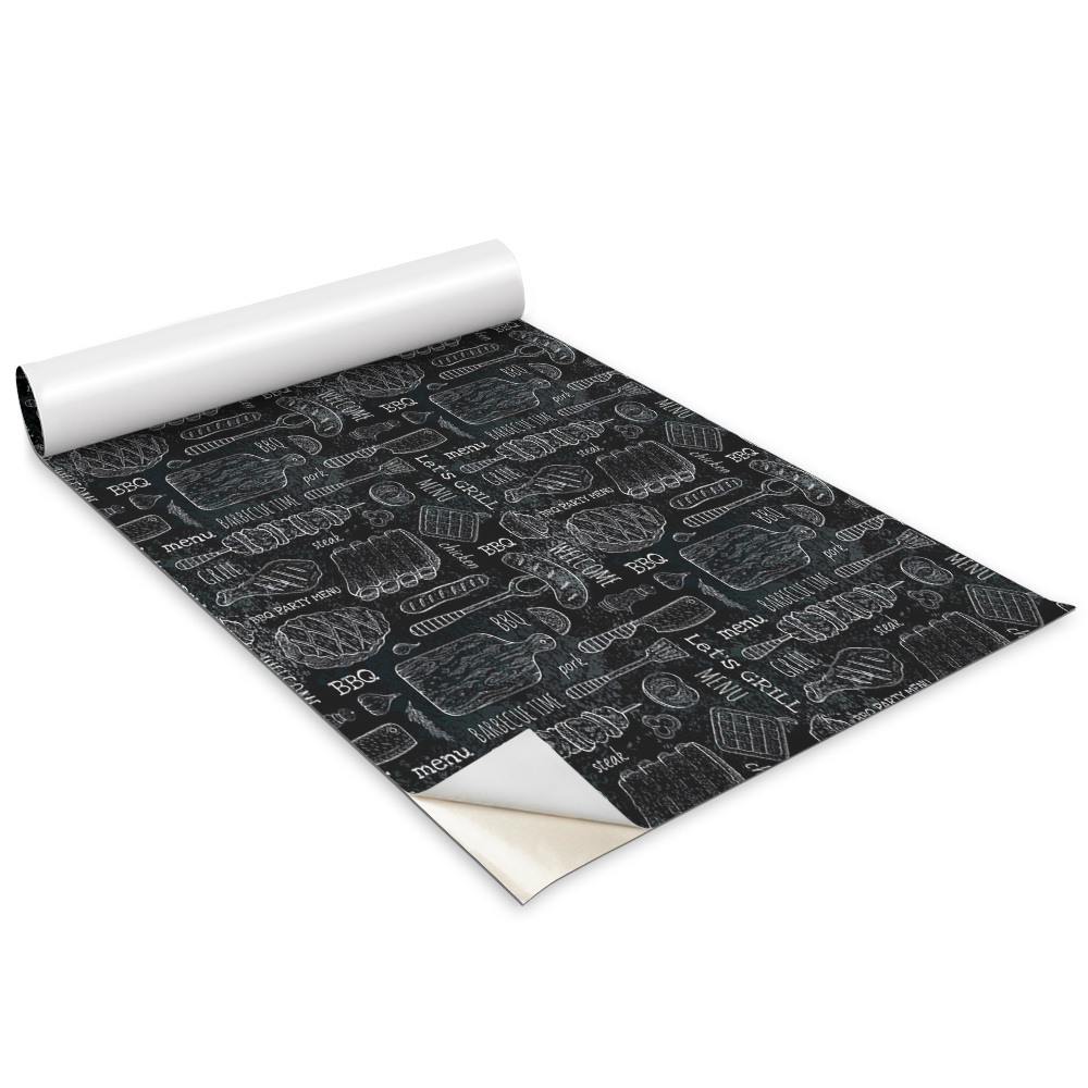 Öntapadós bútor matrica Rajzfilm grill