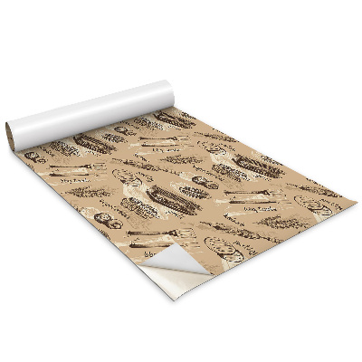 Öntapadós bútor matrica Grill és kebab