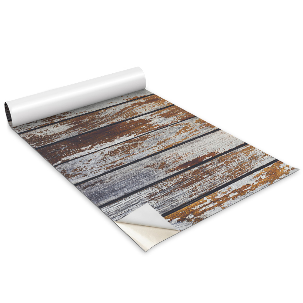 Öntapadós bútor matrica Régi, sérült táblák