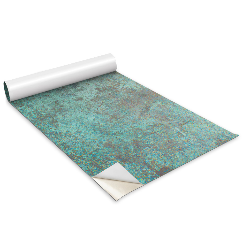 Öntapadós bútor matrica Oxidált rozsdás fémlemez motívum