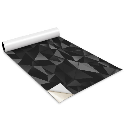 Öntapadós bútor matrica Sötét háromszögek 3D-s hatása