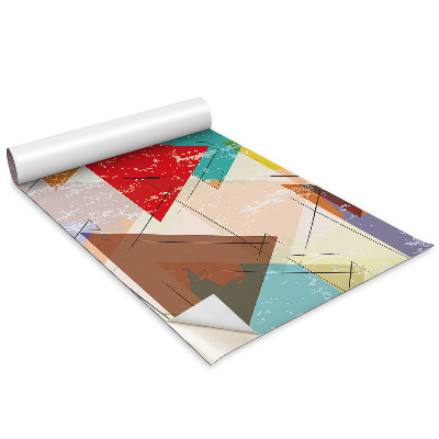 Bútorfólia Színes háromszögek