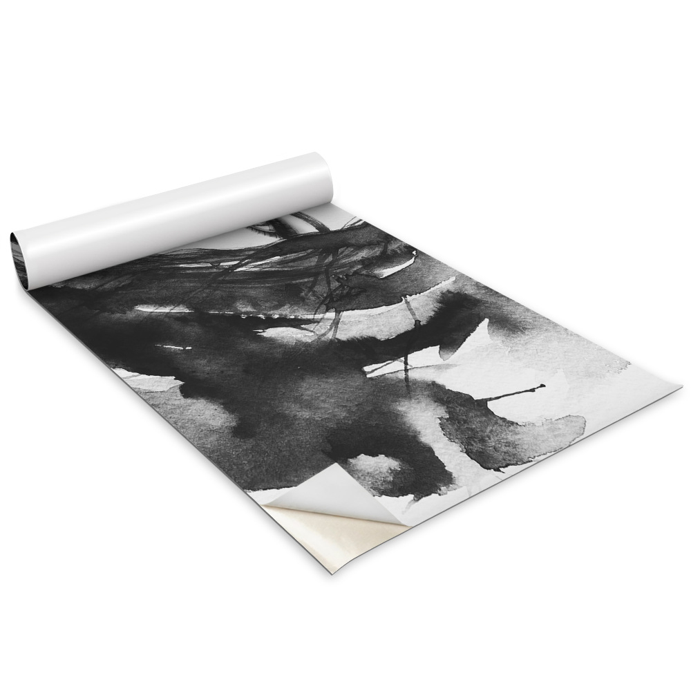 Bútorfólia Fekete-fehér festett portré