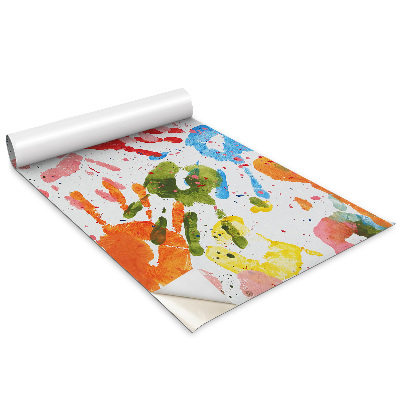 Bútormatrica Színes kéznyomatok