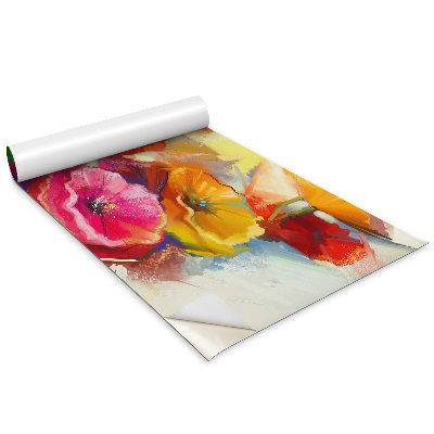 Bútorfólia Színes virágok