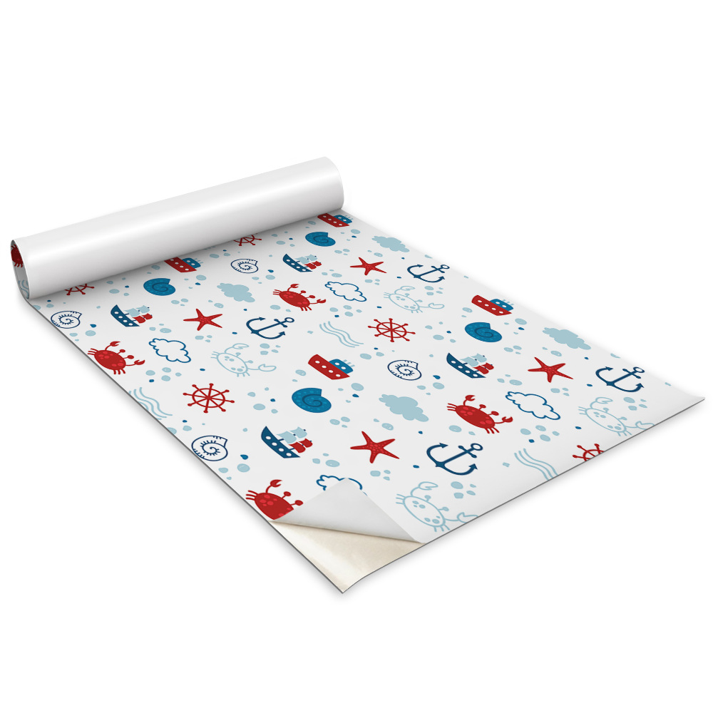 Bútormatrica Strandminta gyerekeknek Rákok Hajók