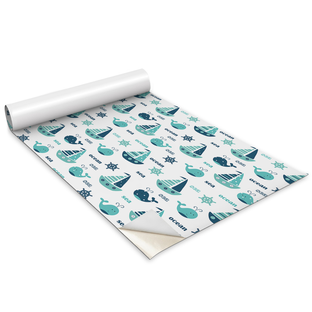 Bútorfólia Gyerekminta Hajók Bálnák