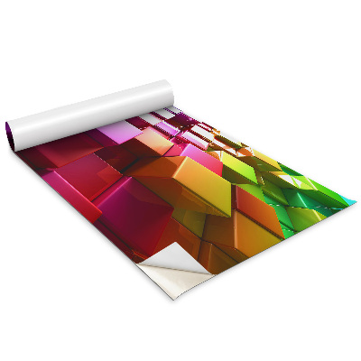 Bútorfólia Színes kockák