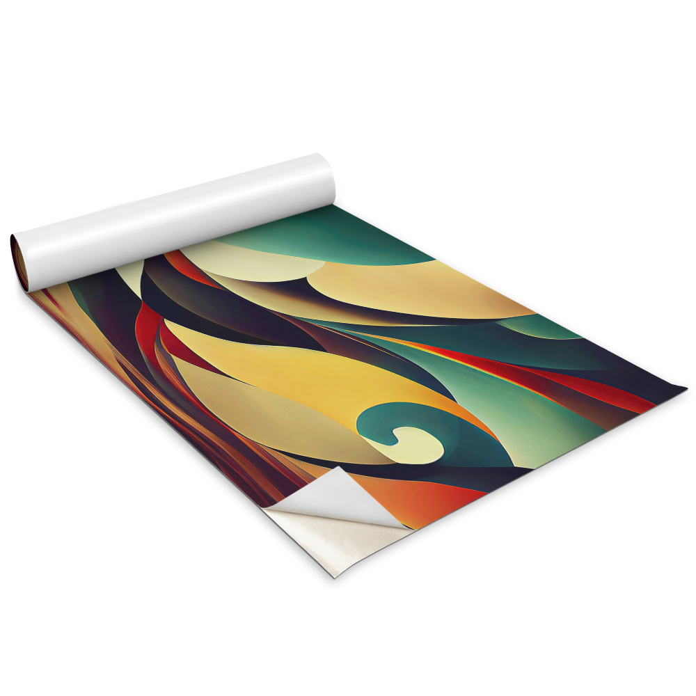 Bútorfólia Absztrakt színes hullámok