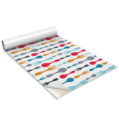 Bútormatrica Színes evőeszközök