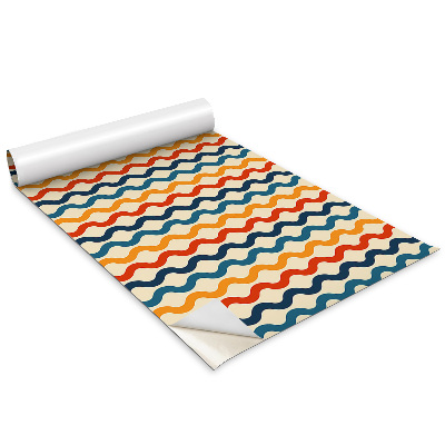 Bútorfólia Színes bohém hullámok