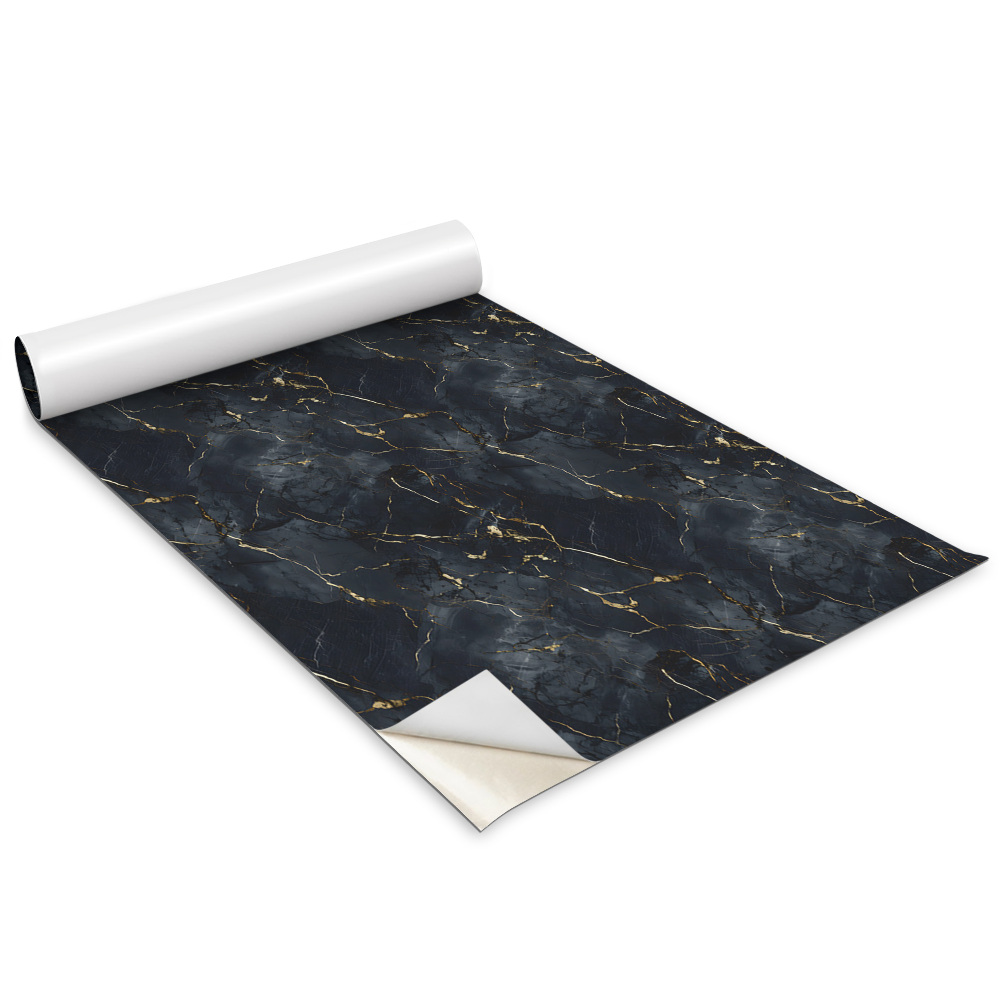 Bútorfólia Fekete márvány