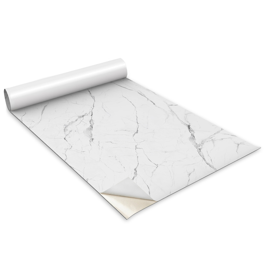 Öntapadós bútor matrica Világos márvány