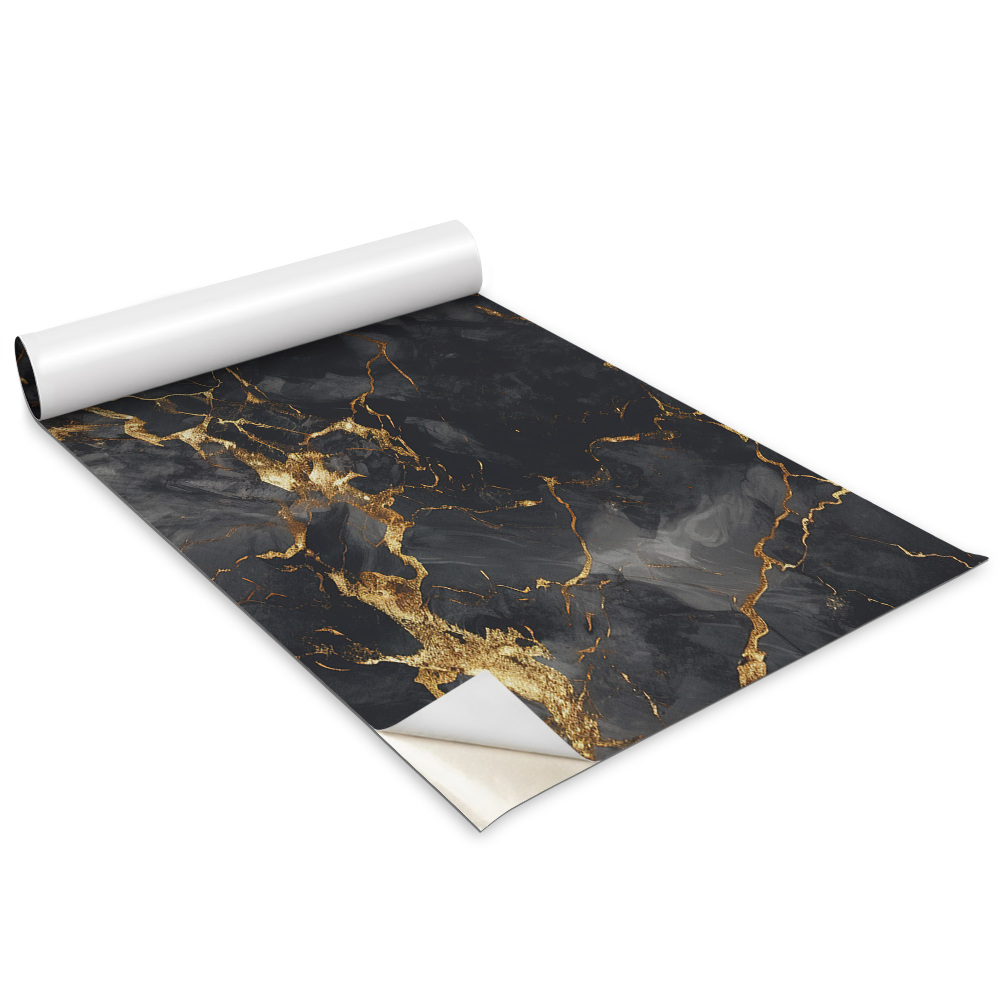 Bútorfólia Sötét márvány textúra