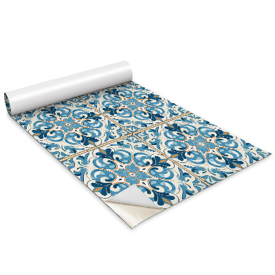 Bútormatrica Kék és sárga dísz