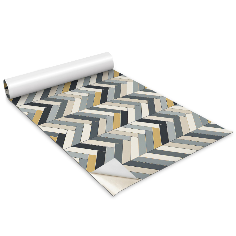 Öntapadós bútor matrica Halszálkás parketta szerkezetének összetétele