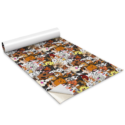 Öntapadós bútor matrica Minta kutyabarátoknak