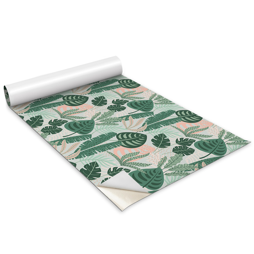 Öntapadós bútor matrica Bohém levélminta