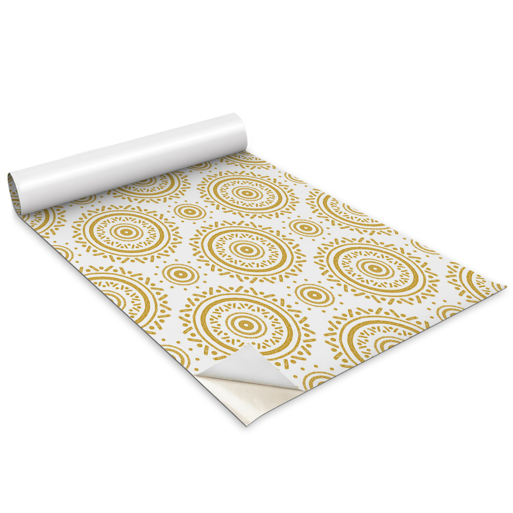 Bútorfólia Nap kör mintázat