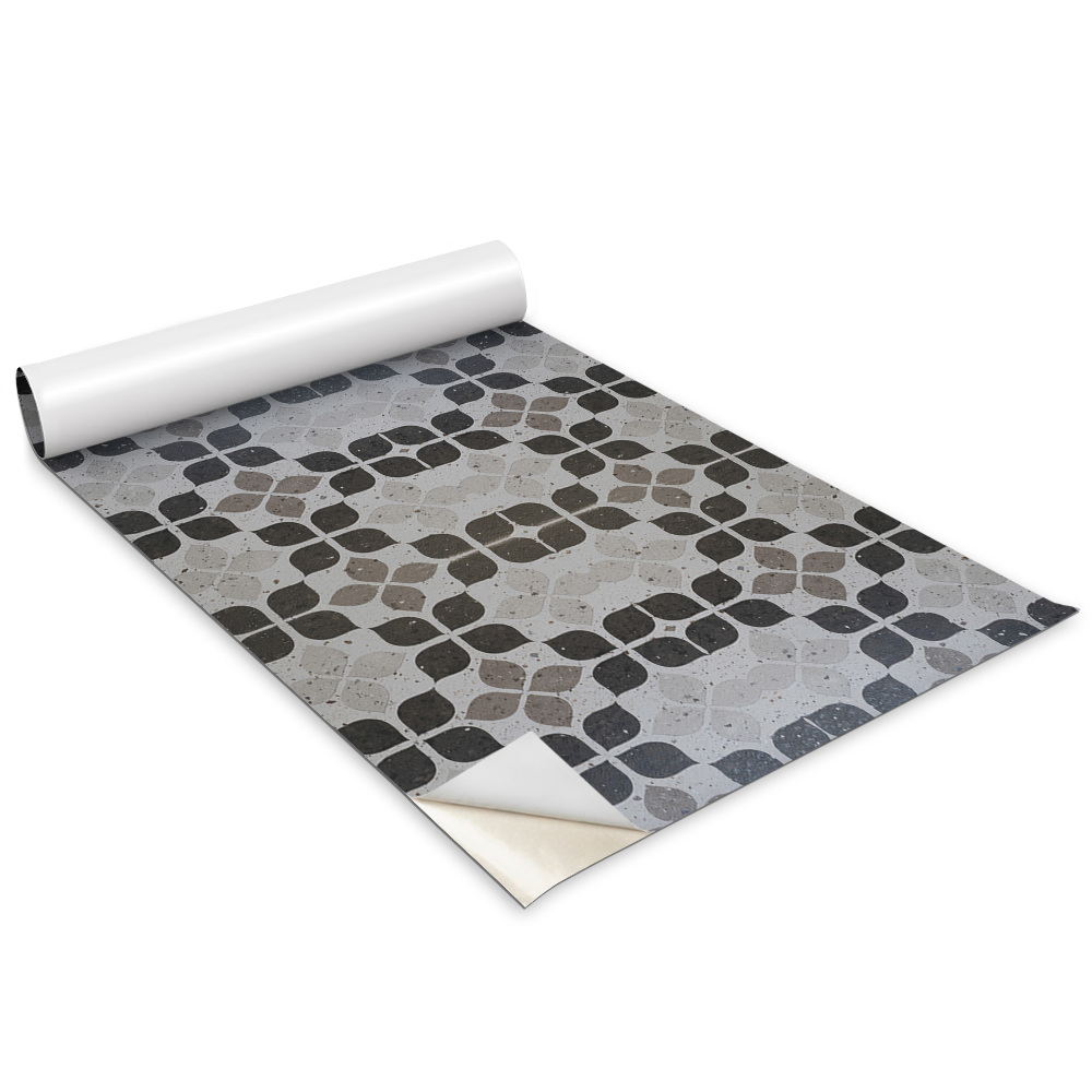 Öntapadós bútor matrica Geometrikus minta betonon