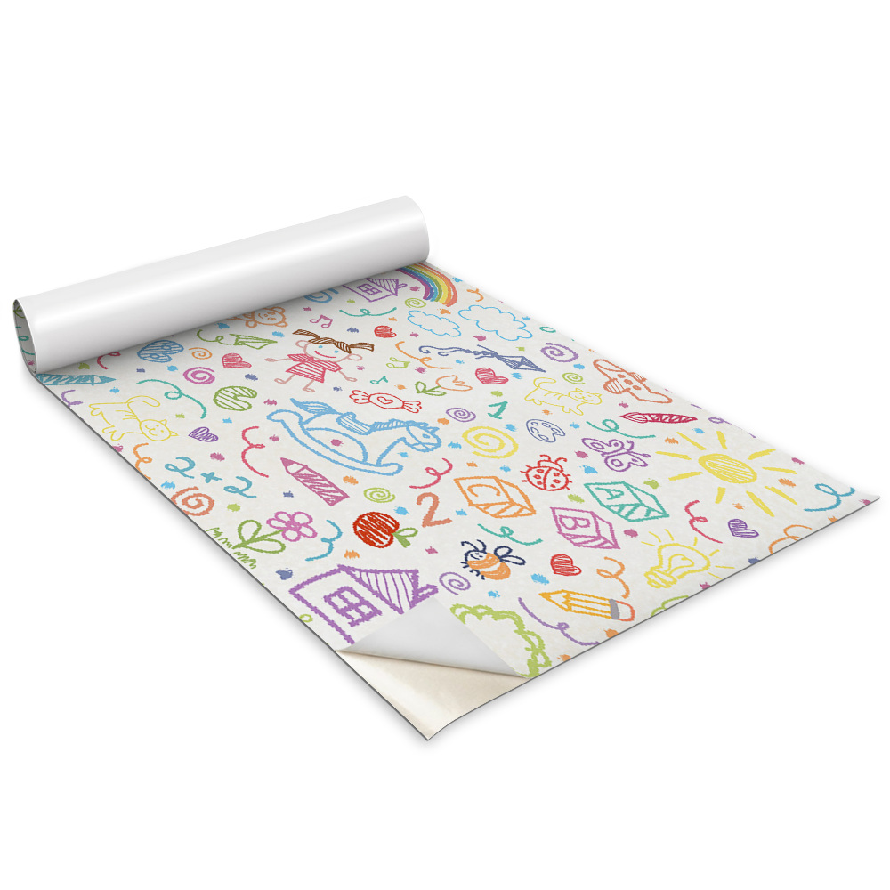 Öntapadós bútor matrica Gyermekrajzok