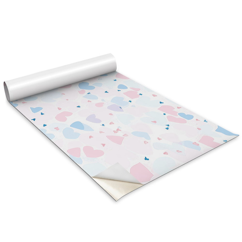 Bútorfólia Pasztell szerelmes szívek