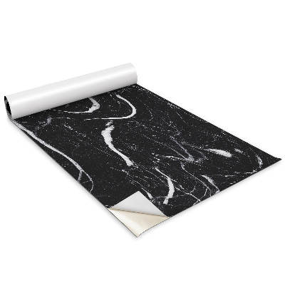 Öntapadós bútor matrica Fekete márvány