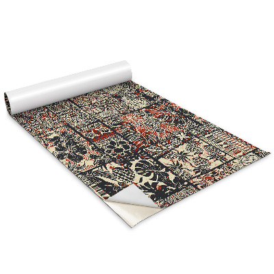 Öntapadós bútor matrica Azték monstera minta