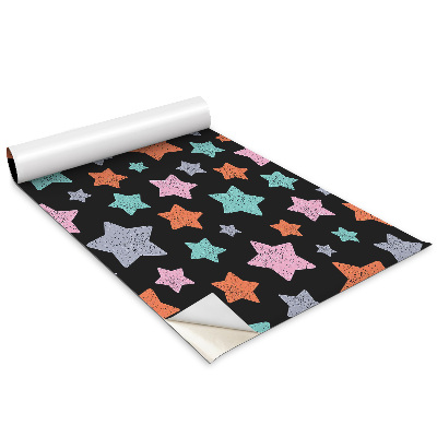 Bútorfólia Színes csillagok