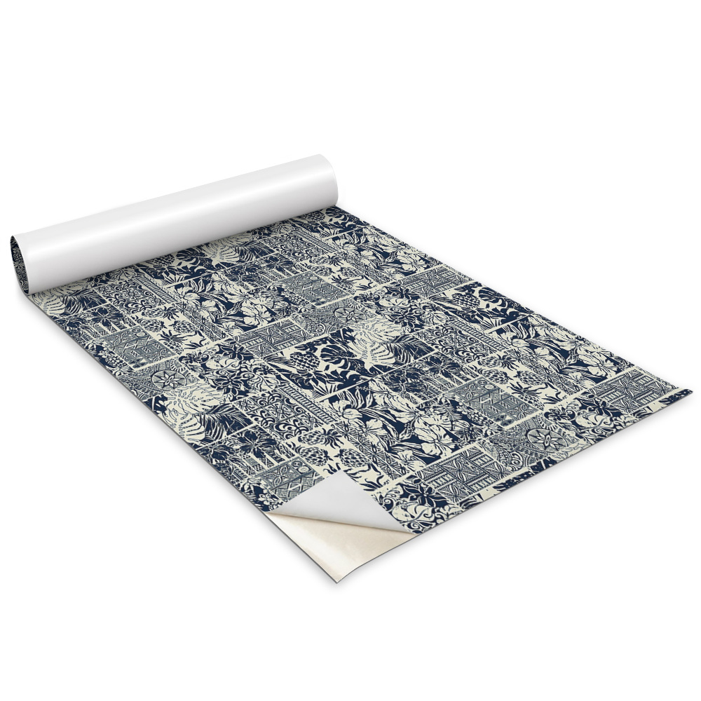 Öntapadós bútor matrica Képregény stílusú virágminta