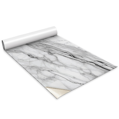 Öntapadós bútor matrica Világos márvány fekete erekkel