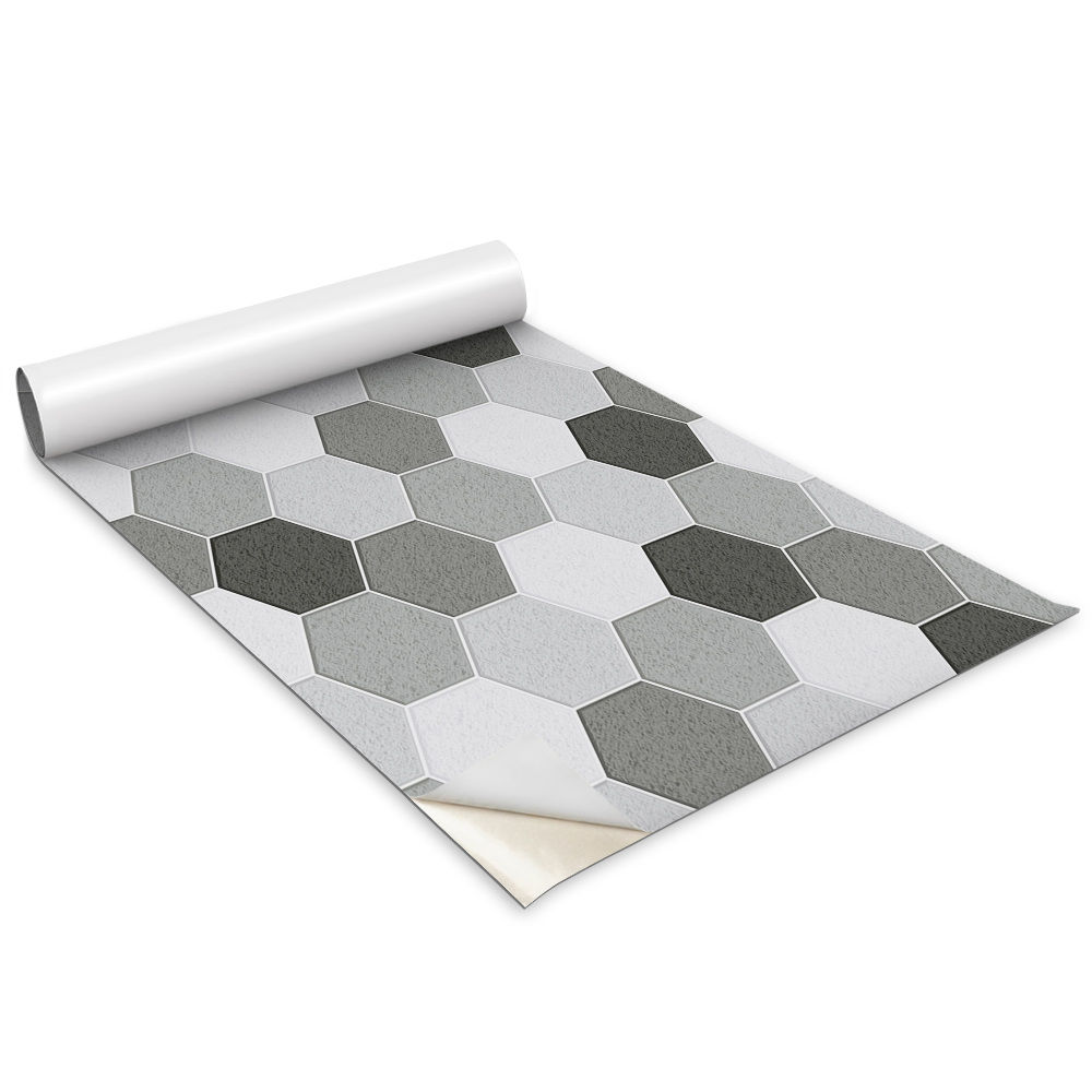 Bútorfólia Szürke hatszögek