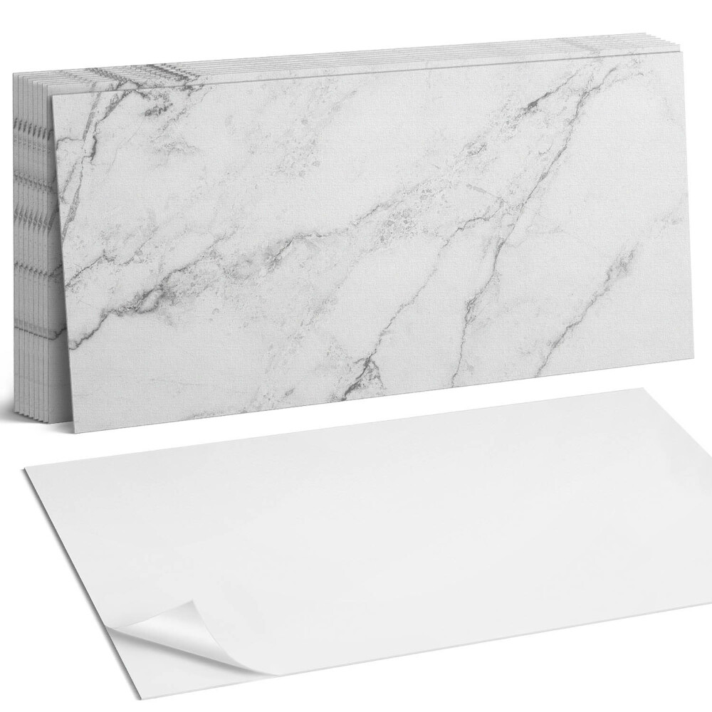 Dekorpanel falra Elegáns fehér márvány