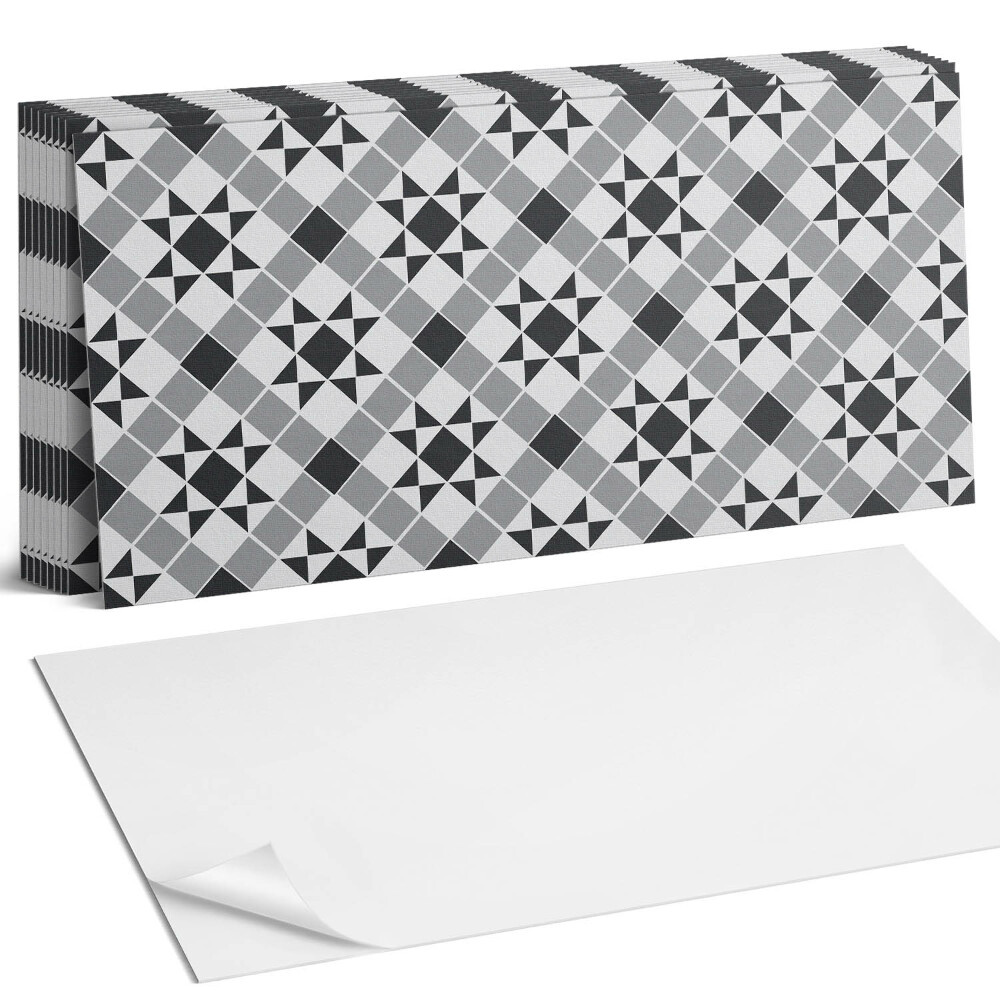 Dekorpanel falra Geometrikus minta csillagokkal