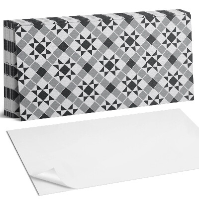 Dekorpanel falra Geometrikus minta csillagokkal