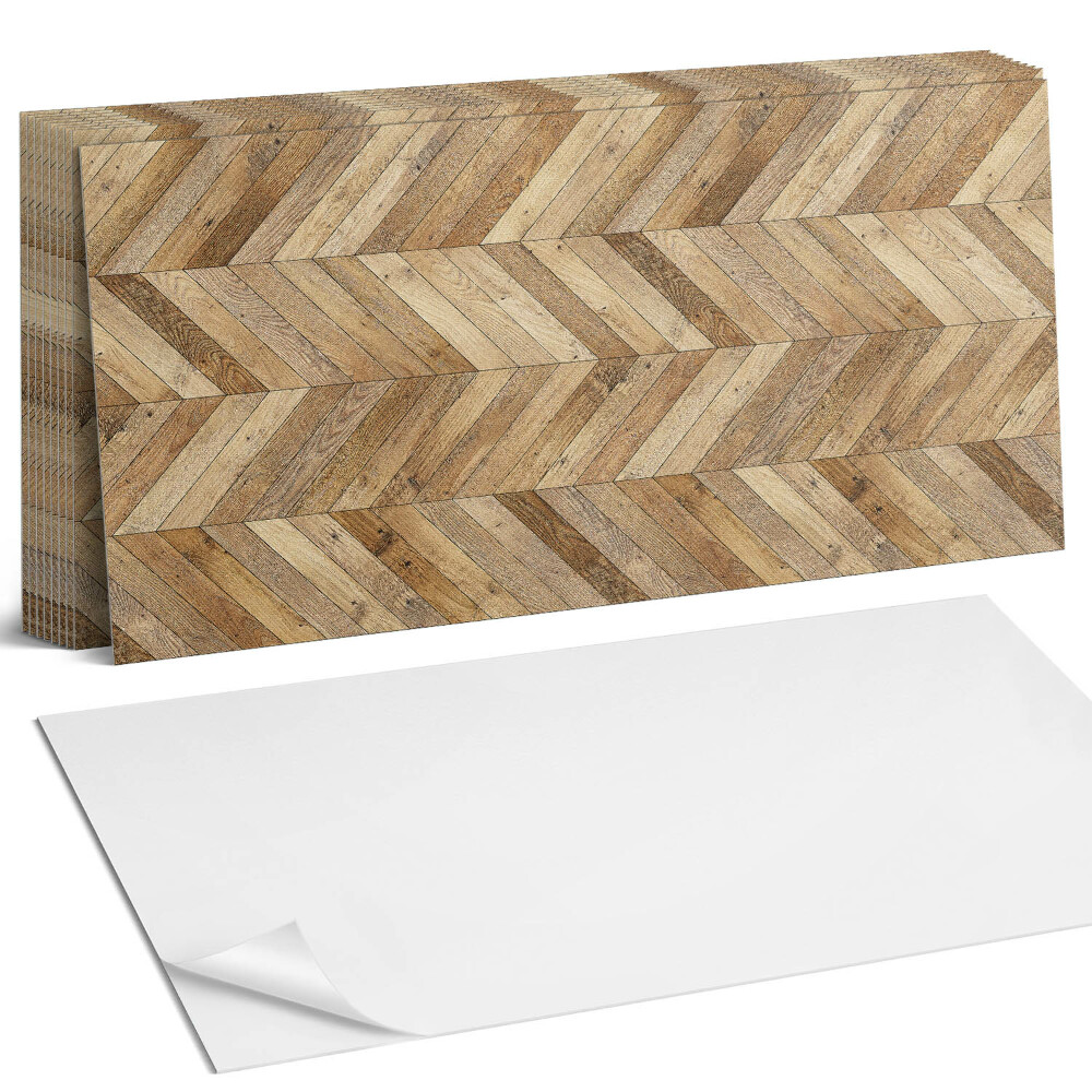 Öntapadó falburkolat Halszálkás fa minta