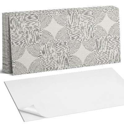 Dekorpanel falra Geometriai vonalak az elrendezésben