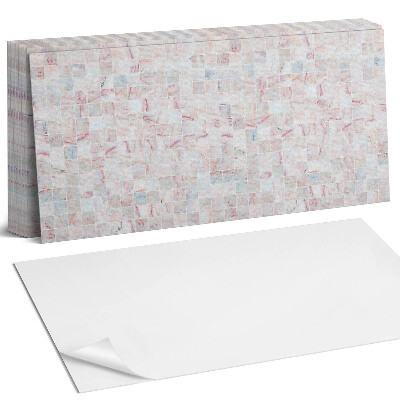 Öntapadó falburkolat Négyzetekből készült mozaikminta