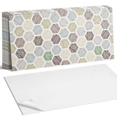 Pvc falburkolat Hatszögletű minta vonalakkal