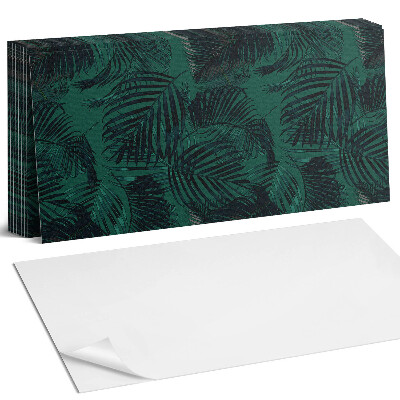 Dekorpanel falra Pálmalevelek a háttérben