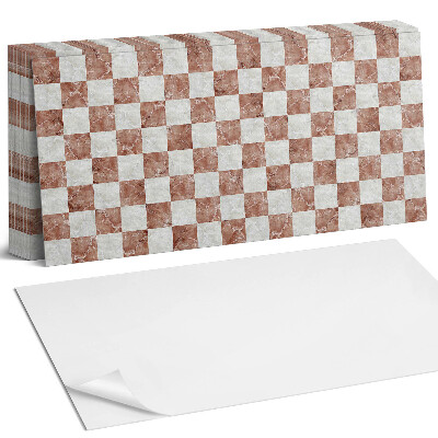 Dekorpanel falra Márvány sakktábla minta