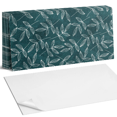 Pvc falburkolat Levelek texturált háttéren