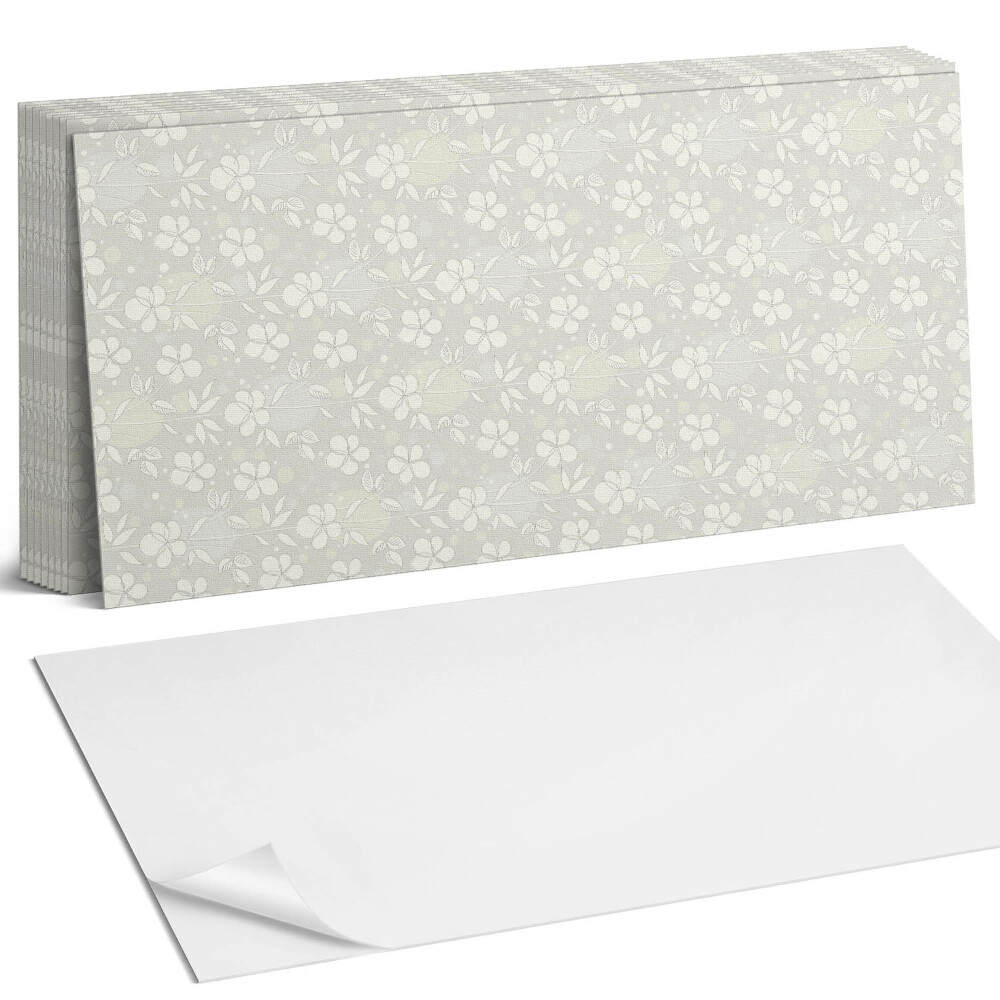 Pvc falburkolat Virágminta a háttérben