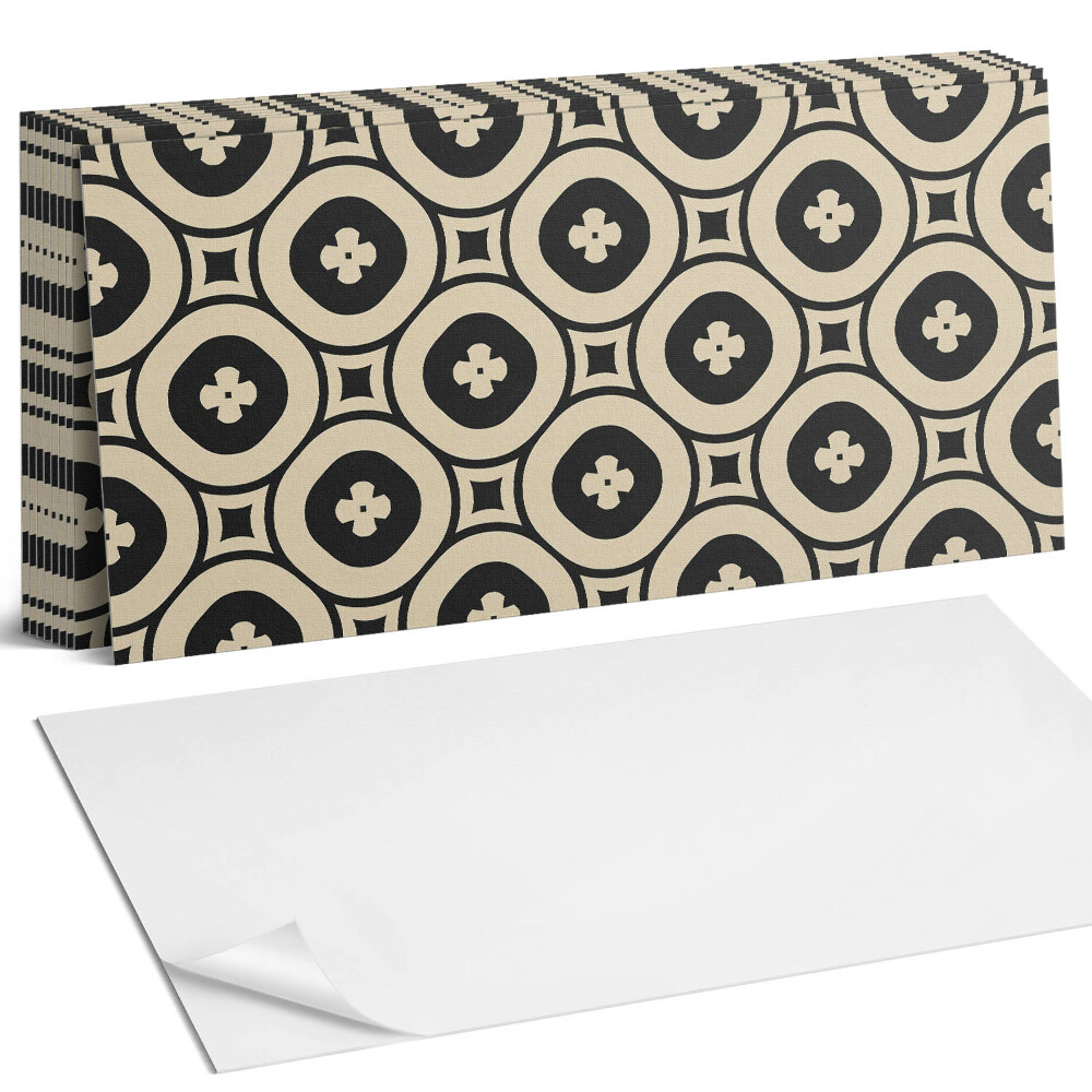 Dekorpanel falra Geometrikus minta négyzetekkel