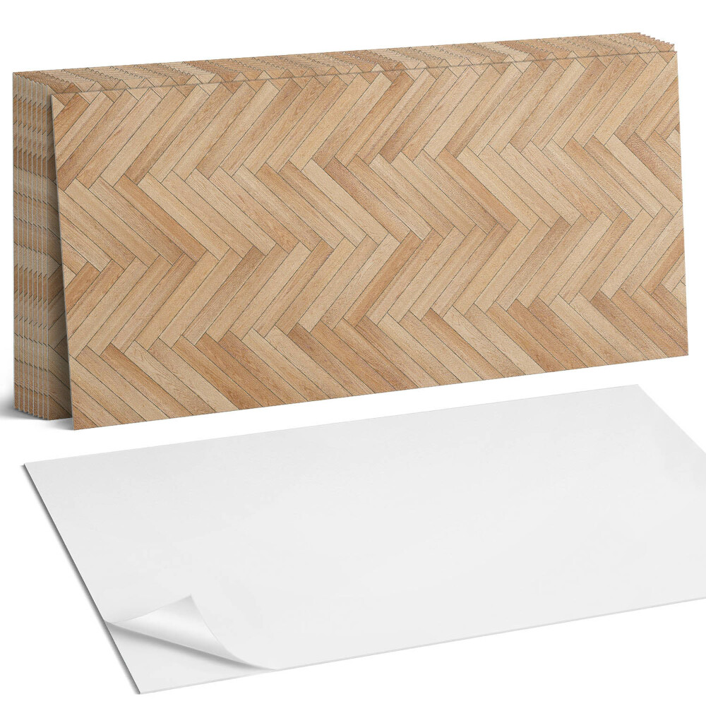 Öntapadó falburkolat Halszálkás padlóminta